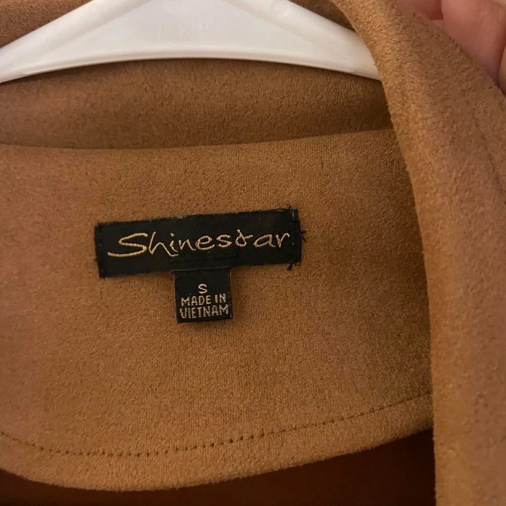 Shinestar Tan Suede Jacket - Picture 3 of 3